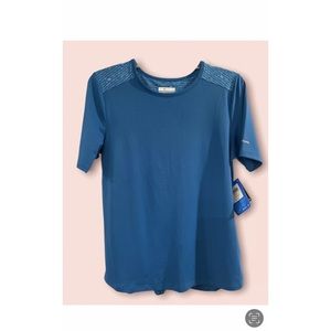 Blue Columbia Womens Ladies Chill River Shirt Size Small SS